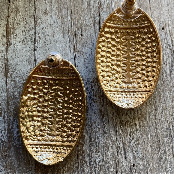 BaubleBar Rhinestone Football Earrings - Picture 3 of 5